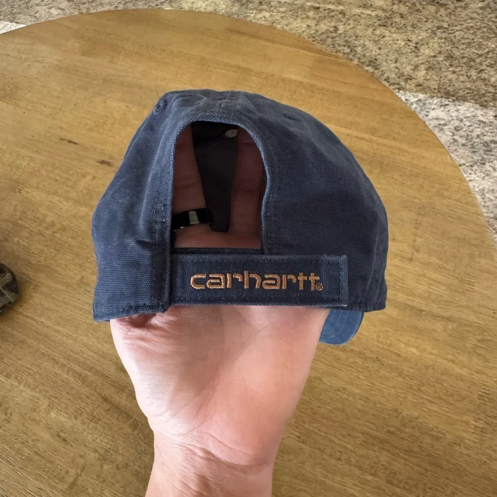 Carhartt Men/Womens Unisex Cotton Canvas Cap (Dark Indigo) - Picture 3 of 4